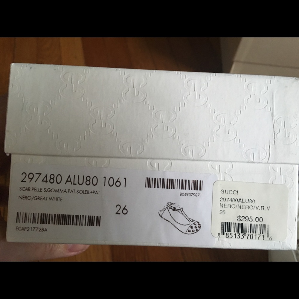 **FIRM** 100% Authentic Gucci Mary Janes sz 10 - Picture 5 of 5